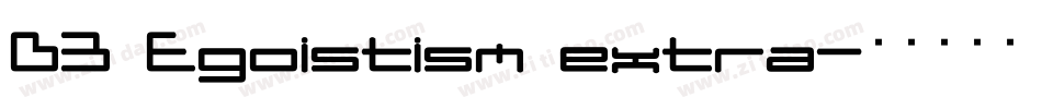 D3 Egoistism extra字体转换